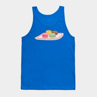 Macaron cartoon illustration Tank Top